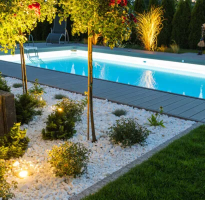 Poolcraft Ltd - view of a luxury outdoor exercise pool