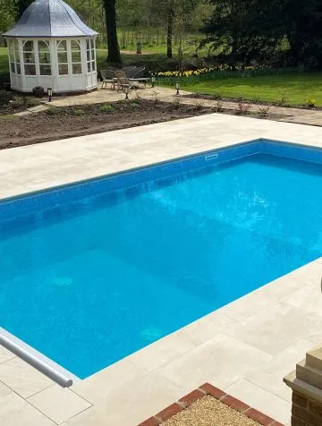 Poolcraft Ltd - Inground outside pool installation in Swallowfield